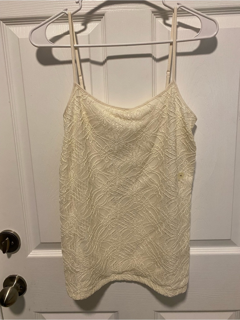 Ann Taylor Factory Cream Lace Cami